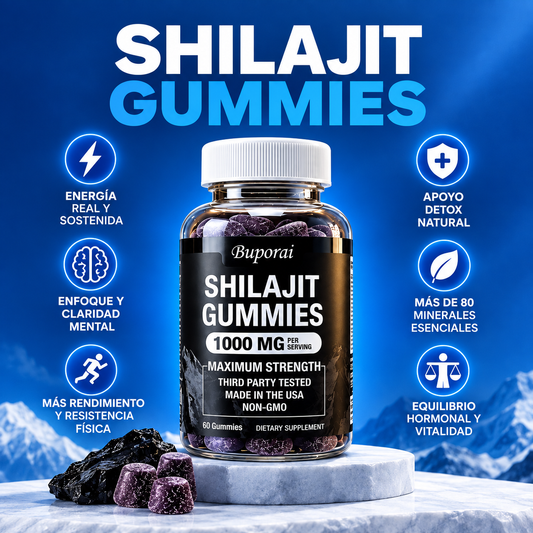 Shilajit Gummies: energía, concentración y vitalidad para acompañarte durante cada día